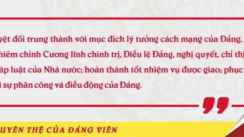 Những điều mỗi quần chúng ưu tú cần làm sau khi được kết nạp vào Đảng tại Bệnh viện Đa khoa huyện Tiền Hải.