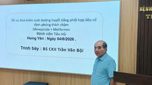 Cập nhật kiến thức điều trị đái tháo đường típ 2 – Hướng tới kiểm soát đường huyết tối ưu cho người bệnh.