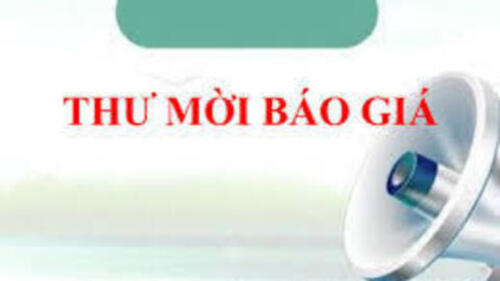 Thư mời báo giá số 911