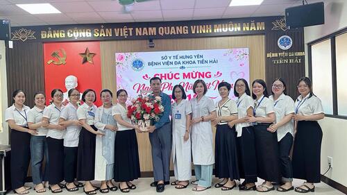 Bệnh viện Đa khoa Tiền Hải tổ chức Mít tinh kỷ niệm 96 năm ngày thành lập hội Liên hiệp phụ nữ Việt Nam (20/10/1930 – 20/10/2026).